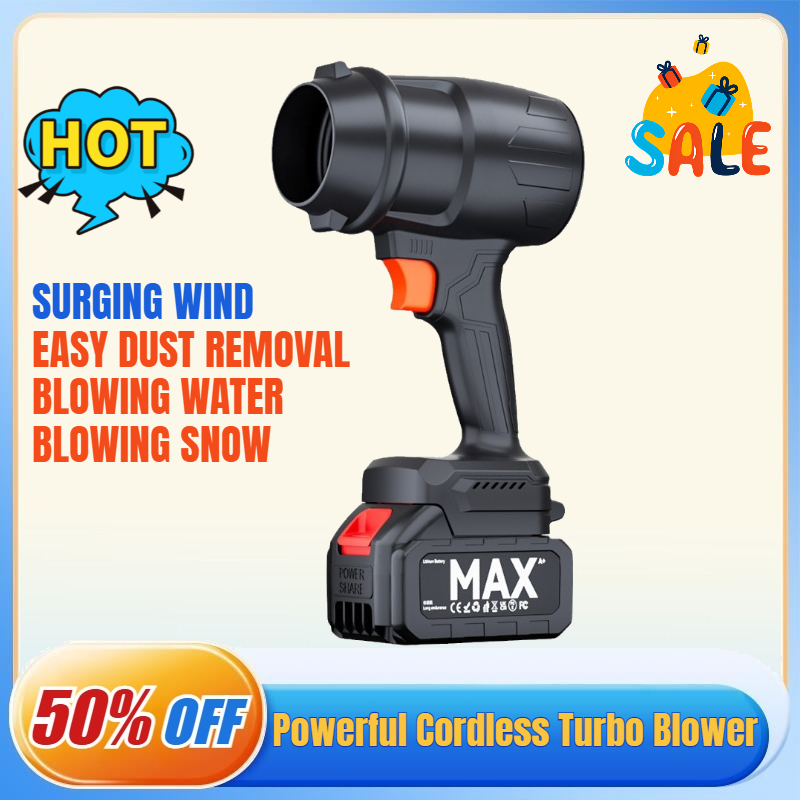 Dryer Car Blower - Potente Soffiatore Turbo Cordless 21V, Ventilatore