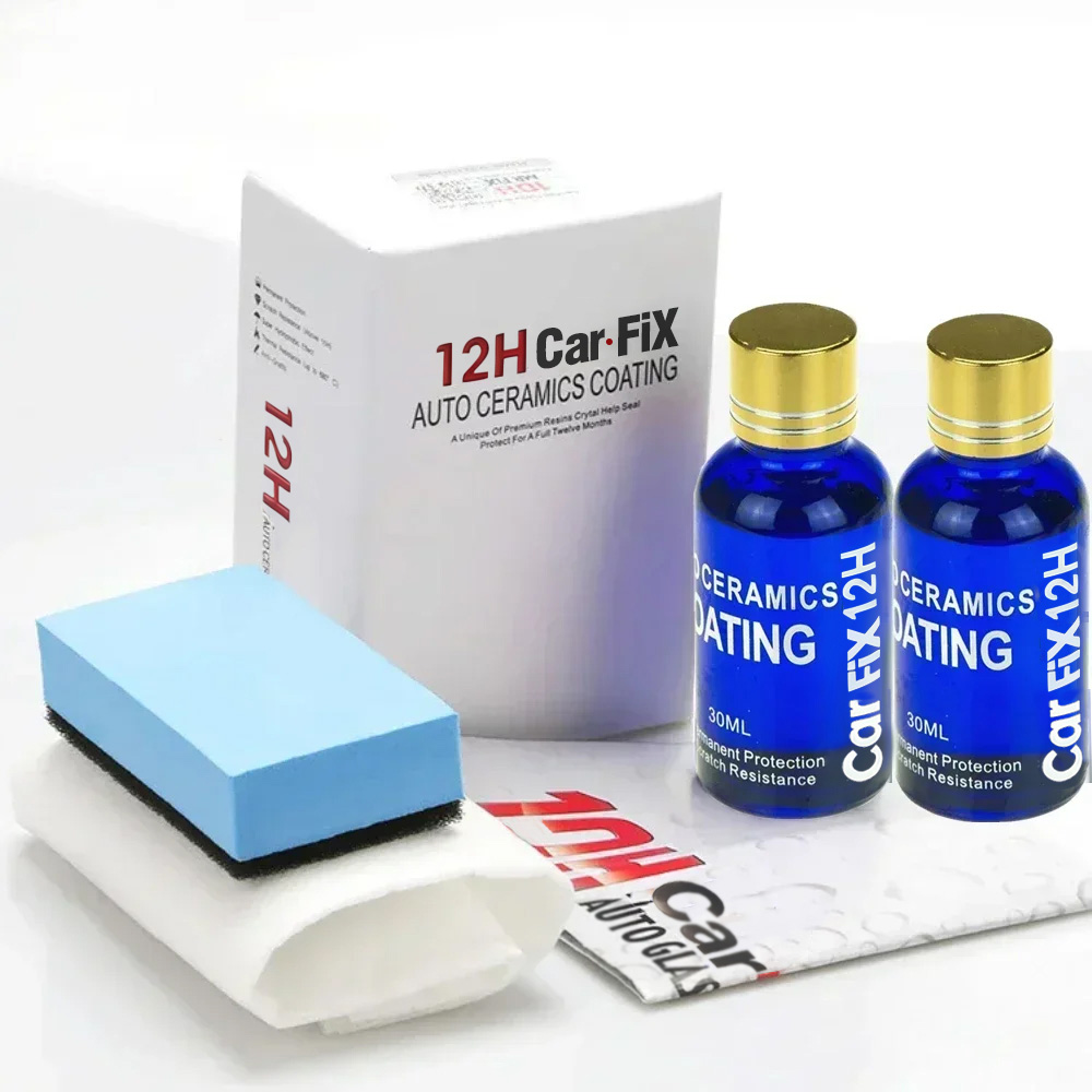 Car Wax Ceramic Coating - 2 Pezzi Cera Lucidante per Auto