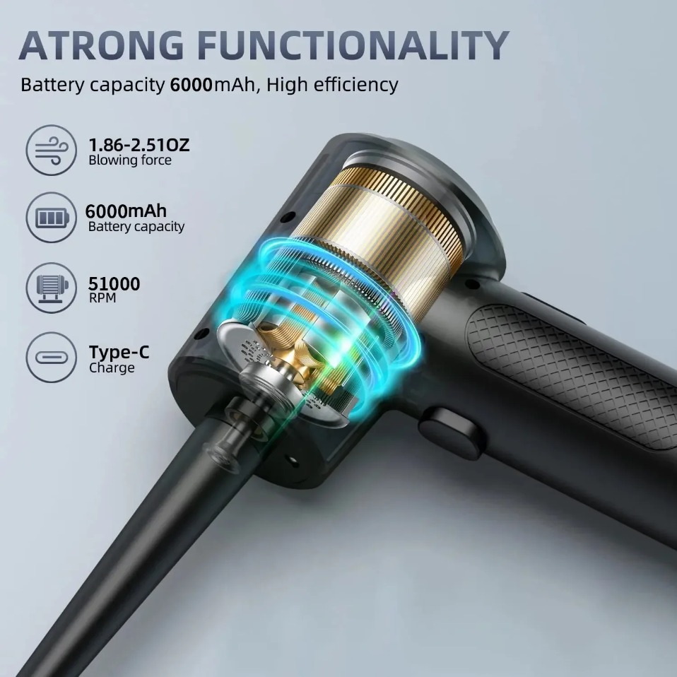 Soffiatore d'Aria Compressa El - Dryer Car Blower recensione e prezzo